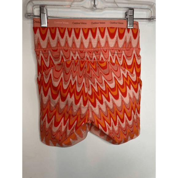 Outdoor Voices Women's Size XXS Thrive 5" Short Orange Grapefruit Helios NWT - Picture 7 of 9